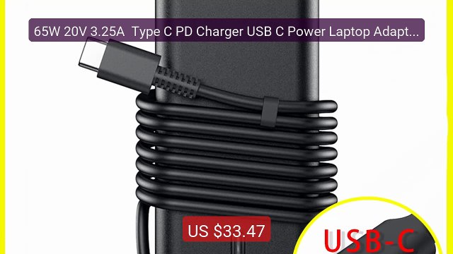 65W 20V 3.25A Type C PD Charger USB C Power Laptop Adapter for Ma... Best Deal 2026 | Shop Now!