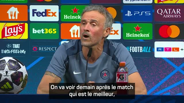 PSG - Luis Enrique répond à Arteta : "On va voir demain qui est le meilleur"