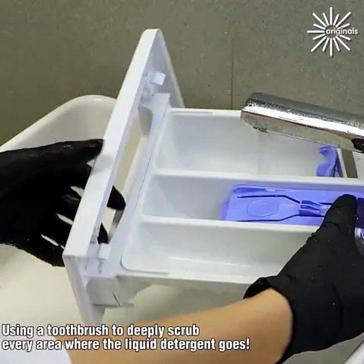 Washing machine deep cleaning ASMR! 🔊