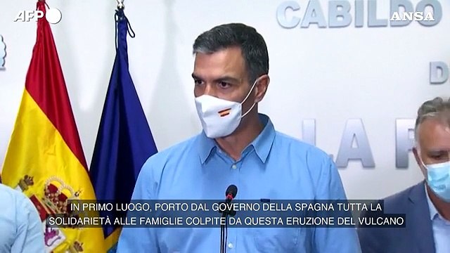 Eruzione vulcano, Pedro Sanchez: Le risorse della Spagna a vostra disposizione