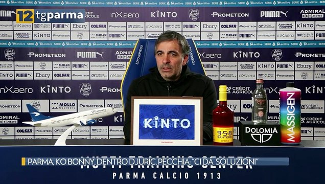 PARMA, KO BONNY, DENTRO DJURIC. PECCHIA: CI DÀ SOLUZIONI | PARMA, KO BONNY, DENTRO DJURIC. PECCHIA: CI DÀ SOLUZIONI