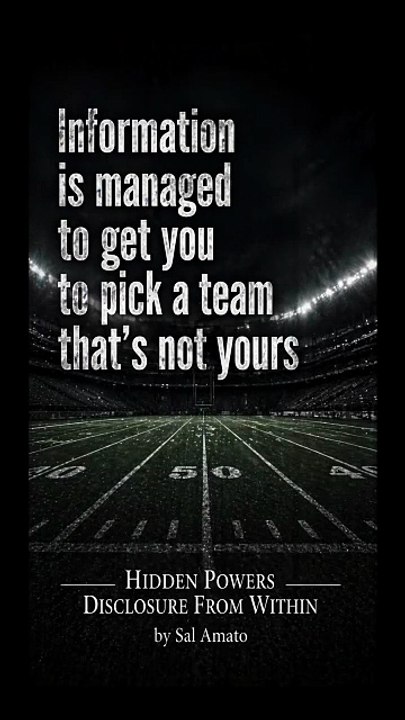 Information is managed for you to root for a team that's not yours