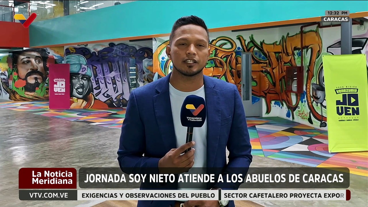 Desarrollan operativo integral "Soy nieto" para atender a los adultos mayores en Caracas