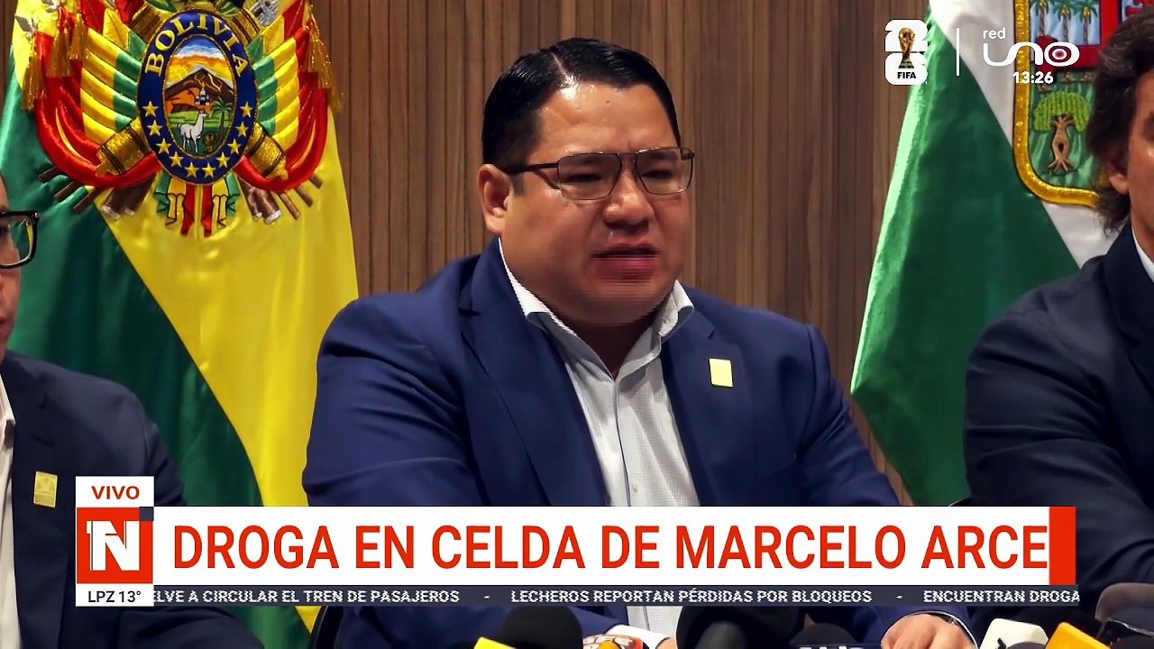 DROG4 EN CELDA DE MARCELO ARCE