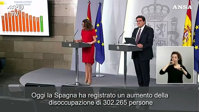 Coronavirus, 300mila disoccupati in piu' in Spagna