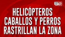 Confirmado: perros rastreadores marcan el descampado