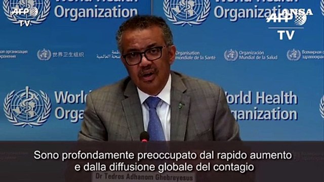 Coronavirus, Oms: Morti piu' che raddoppiati in una settimana