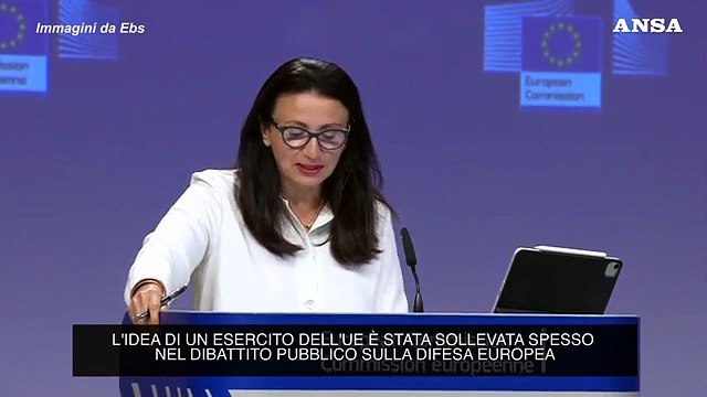 Commissione Ue: L'esercito europeo non e' in agenda al momento
