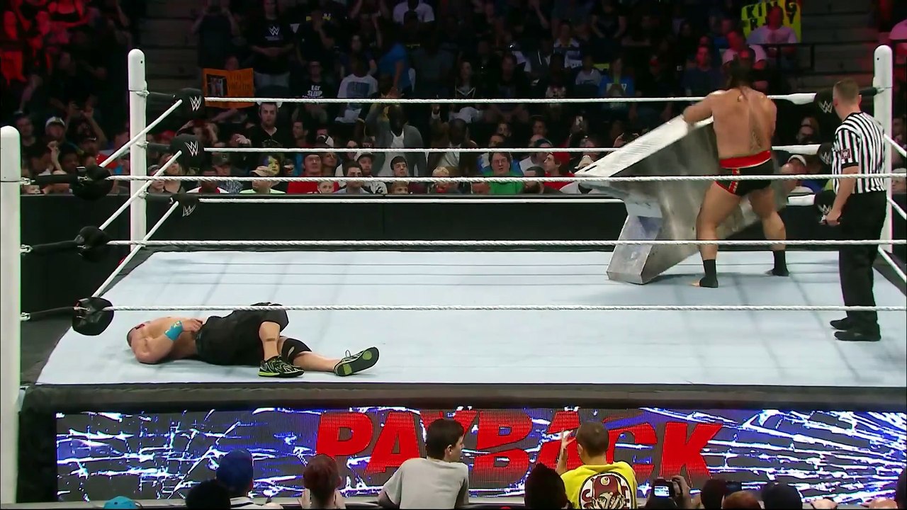 FULL MATCH John Cena vs. Rusev    I Quit  Match Payback 2015