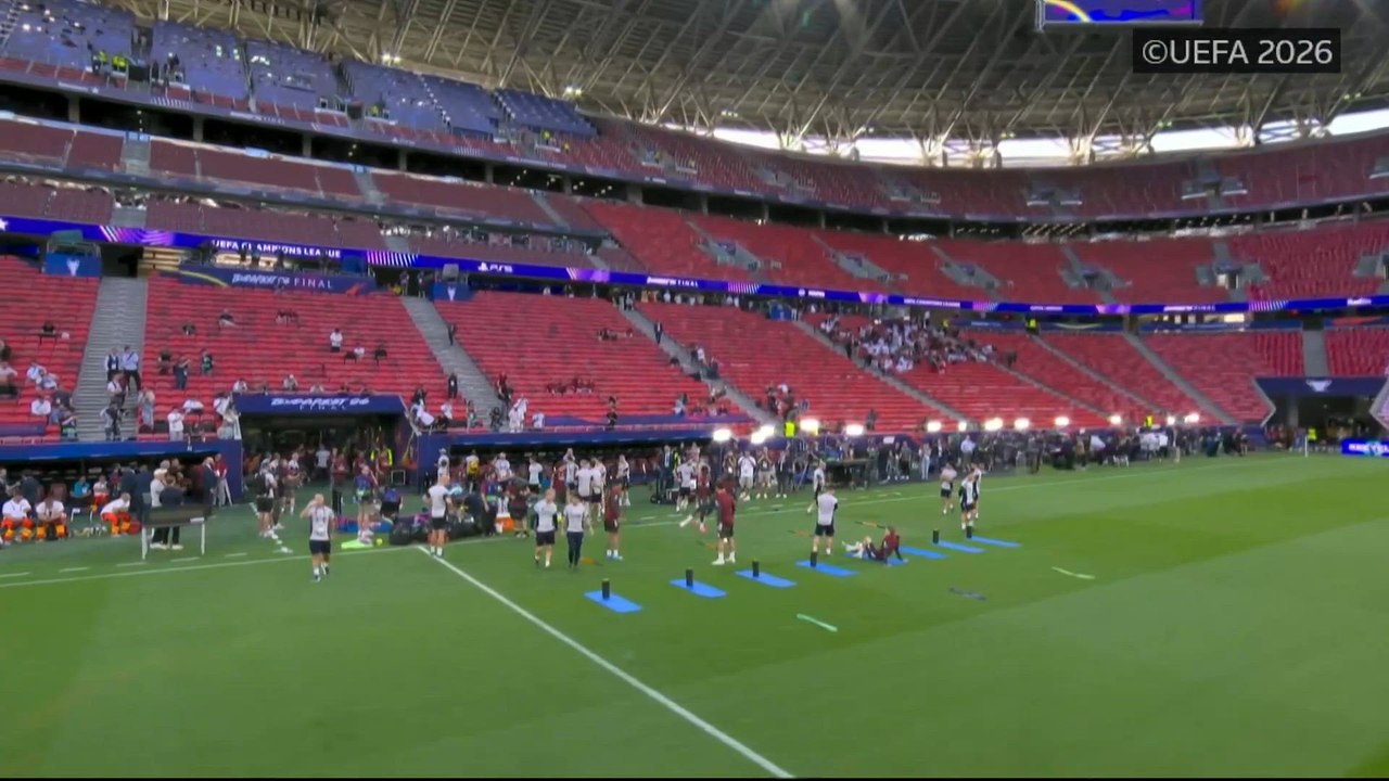 Arsenal Full Training Before Champions League Final vs PSG