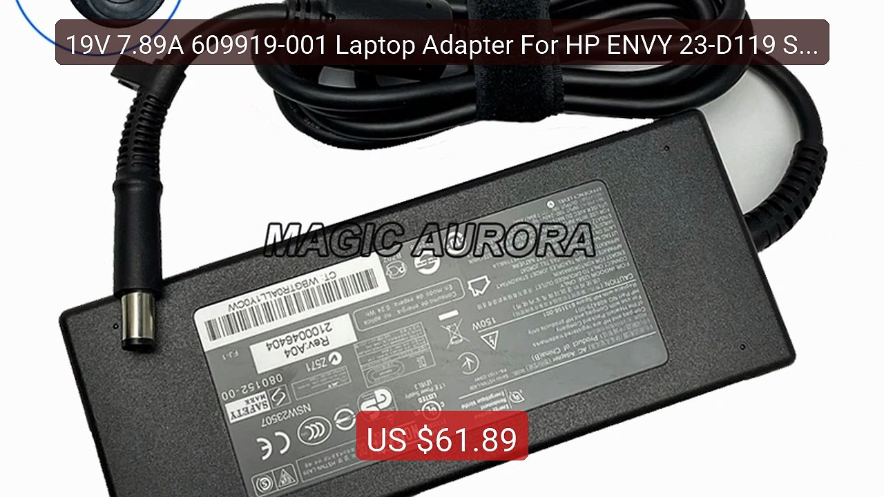 19V 7.89A 609919-001 Laptop Adapter For HP ENVY 23-D119 Sma... -- Top Pick 2026 | Unbeatable Price!
