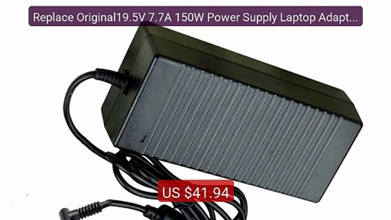 Replace Original19.5V 7.7A 150W Power Supply Laptop Adapter fo... -- Hot Deal 2026 | Limited Offer!