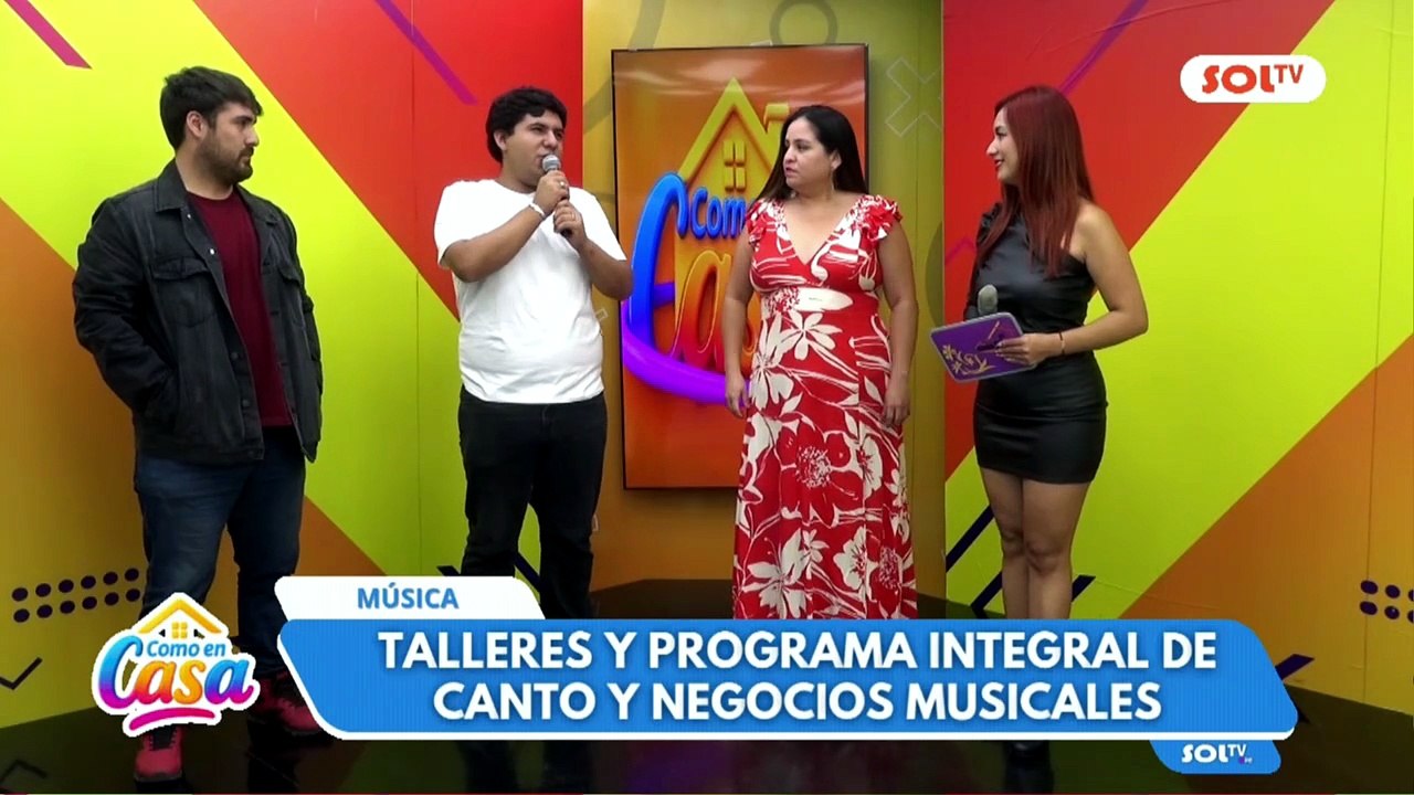 🎤✨ ¿QUIÉNES SON MATEO CUEVA Y JOSÉ DREXLER DE LA ACADEMIA SONETTO? | COMO EN CASA SOL TV