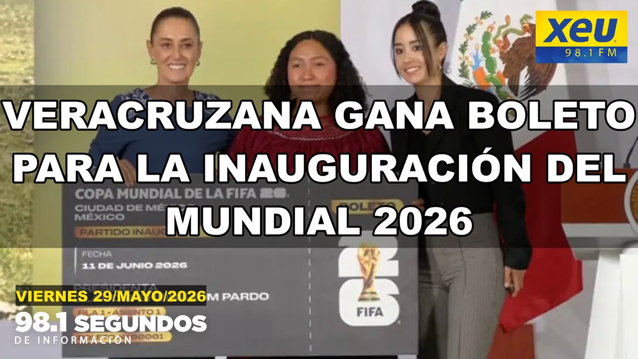 Veracruzana gana boleto para la inauguración del Mundial 2026