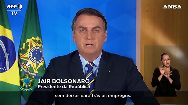 Coronavirus, Bolsonaro: Combattere il virus e salvare posti di lavoro