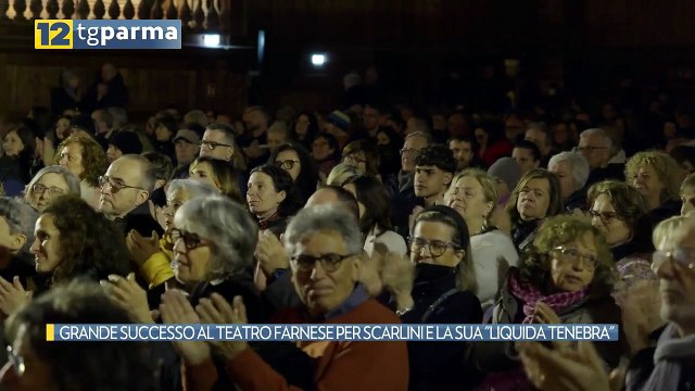 GRANDE SUCCESSO AL TEATRO FARNESE PER SCARLINI E LA SUA LIQUIDA TENEBRA | GRANDE SUCCESSO AL TEATRO FARNESE PER SCARLINI E LA SUA LIQUIDA TENEBRA