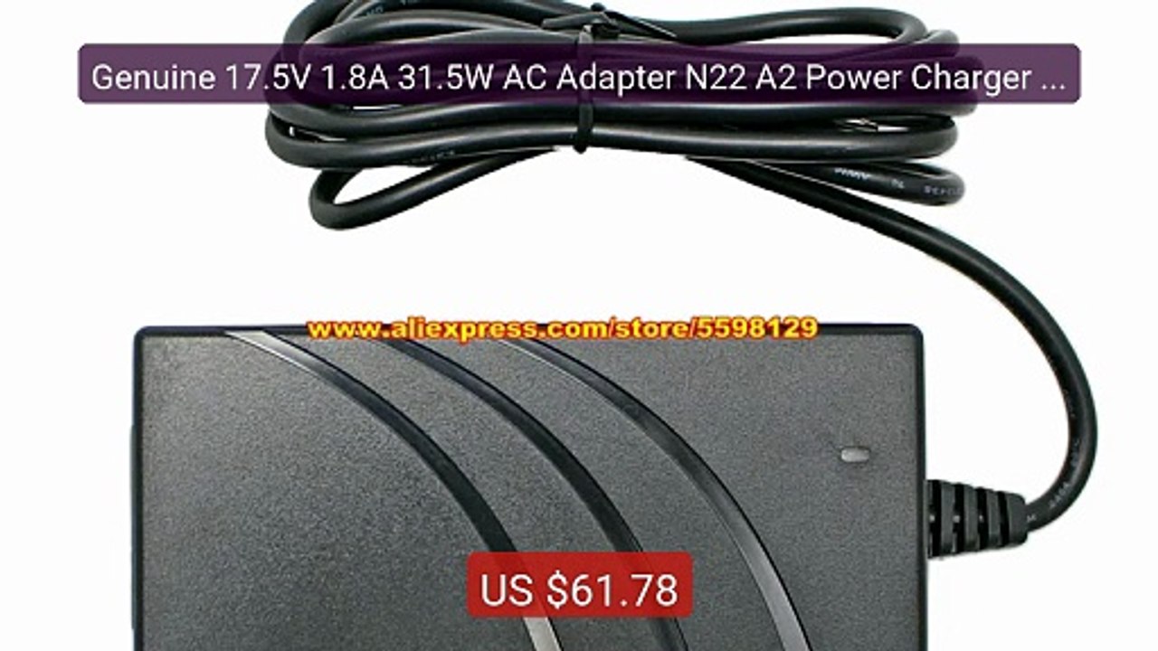 Genuine 17.5V 1.8A 31.5W AC Adapter N22 A2 Power Charger For Audio... -- Best Deal 2026 | Shop Now!