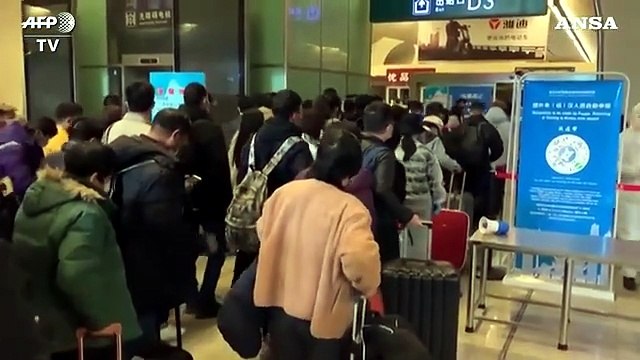 Coronavirus, arrivano i primi treni a Wuhan