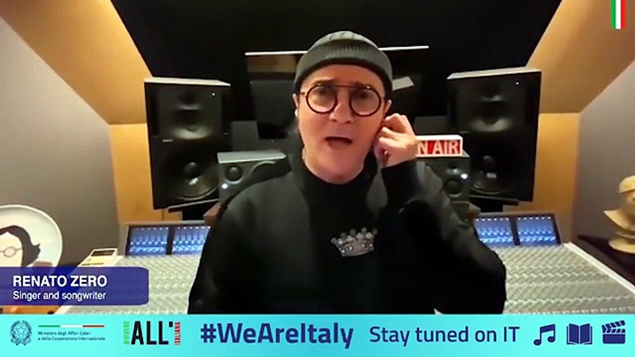 Renato Zero Amico per #WeAreItaly