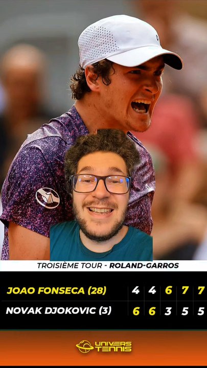 JOAO FONSECA SIGNE UN EXPLOIT MONUMENTAL CONTRE NOVAK DJOKOVIC !