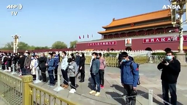 Coronavirus, la Cina si ferma per ricordare le vittime