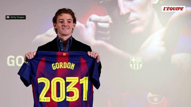 Le FC Barcelone officialise l'arrivée d'Anthony Gordon jusqu'en 2031 - Foot - Transferts
