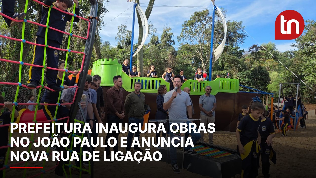 Prefeitura inaugura obras no João Paulo e anuncia nova rua de ligação