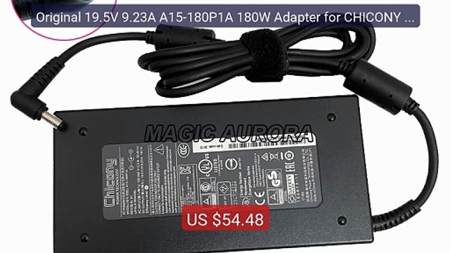 Original 19.5V 9.23A A15-180P1A 180W Adapter for CHICONY A1... Top Pick 2026 | Unbeatable Price!