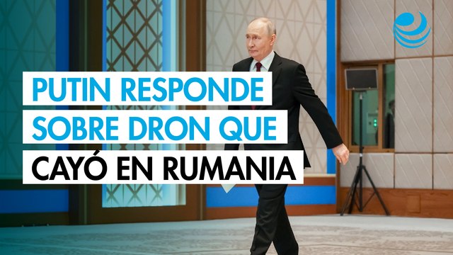 Putin se lava las manos sobre dron que cayó en Rumania: nadie puede decir si era ruso