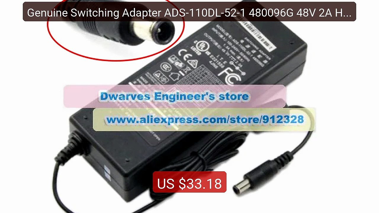 Genuine Switching Adapter ADS-110DL-52-1 480096G 48V 2A HOIOTO... -- Best Buy 2026 | Great Quality!