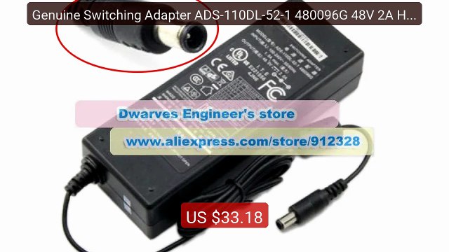 Genuine Switching Adapter ADS-110DL-52-1 480096G 48V 2A HOIOTO... Best Buy 2026 | Great Quality!
