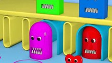 ❤️ Which Heart Finds the Right Monster House? | Fun Kids Color Matching Game