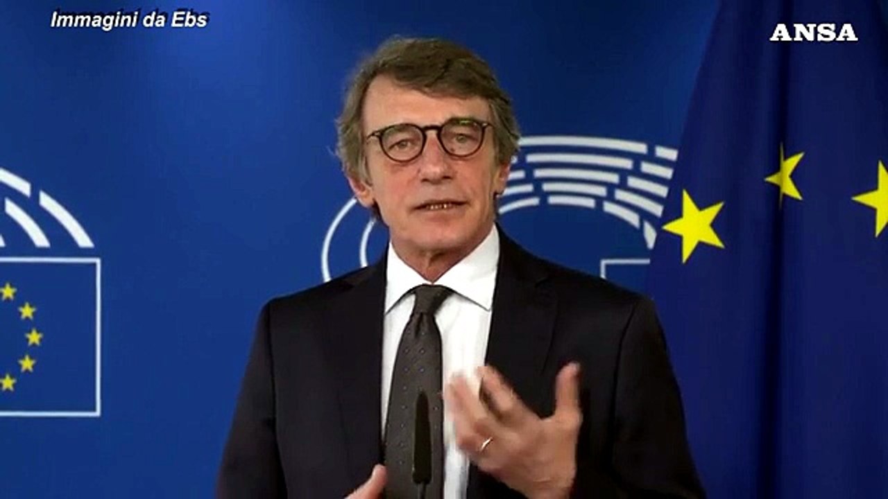 Coronavirus, Sassoli: "Da cucine Parlamento Ue, mille pasti al giorno per bisognosi"