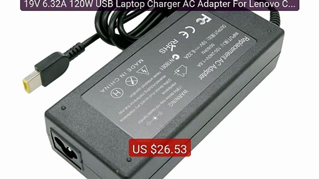 19V 6.32A 120W USB Laptop Charger AC Adapter For Lenovo C360 C... Hot Deal 2026 | Limited Offer!