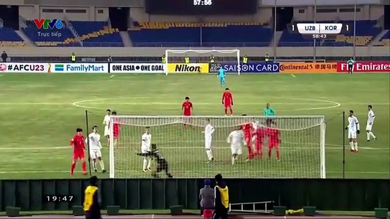 U23 Uzbekistan 4-1 U23 Hàn Quốc - Goals and Highlights (23/1/2018) | VTV6 HD