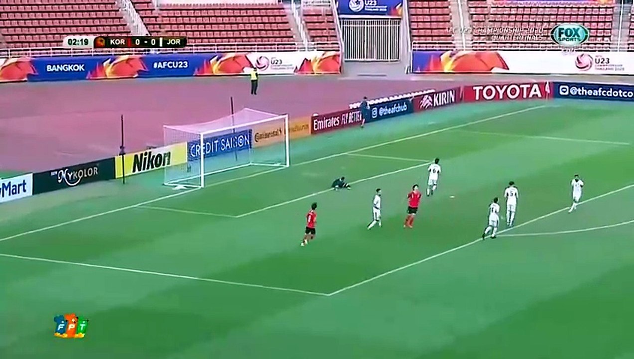 U23 Hàn Quốc 2-1 U23 Jordan - Goals and Highlights (19/1/2020) | FOX Sports HD (Truyền Hình FPT)