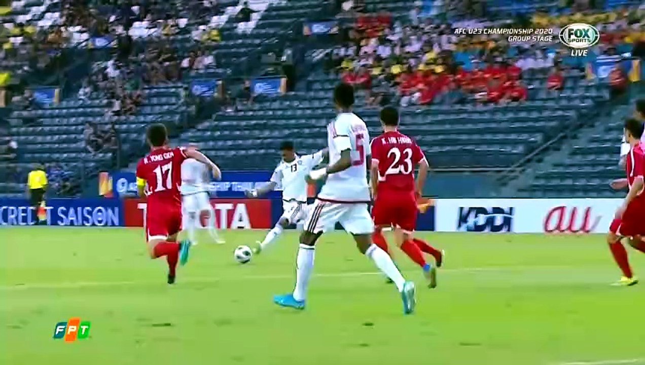 U23 Triều Tiên 0-2 U23 UAE - Goals and Highlights (13/1/2020) | FOX Sports HD (Truyền Hình FPT)