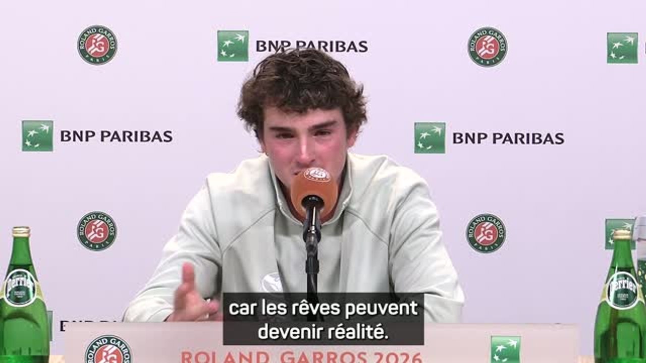 Roland-Garros - João Fonseca : "Croyez en vos rêves"