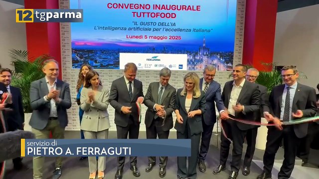 TAGLIO DEL NASTRO A MILANO DI TUTTOFOOD . ORGANIZZA FIERE DI PARMA | TAGLIO DEL NASTRO A MILANO DI TUTTOFOOD . ORGANIZZA FIERE DI PARMA