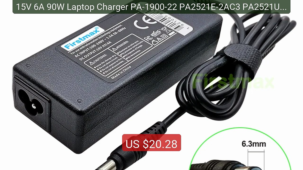 15V 6A 90W Laptop Charger PA-1900-22 PA2521E-2AC3 PA2521U-1ACA... -- Hot Deal 2026 | Limited Offer!