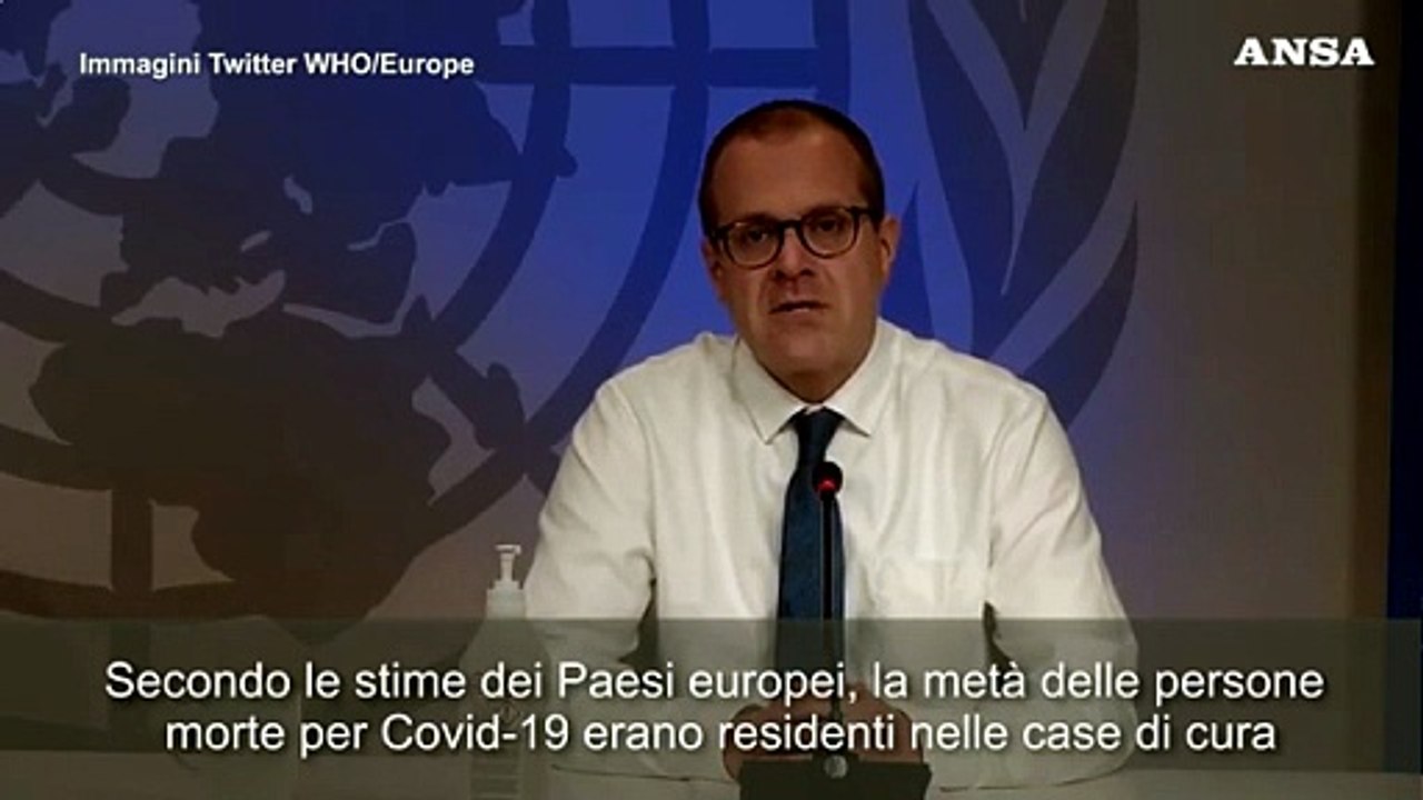 Coronavirus, Oms: "Meta' di morti in Europa era nelle case di cura"
