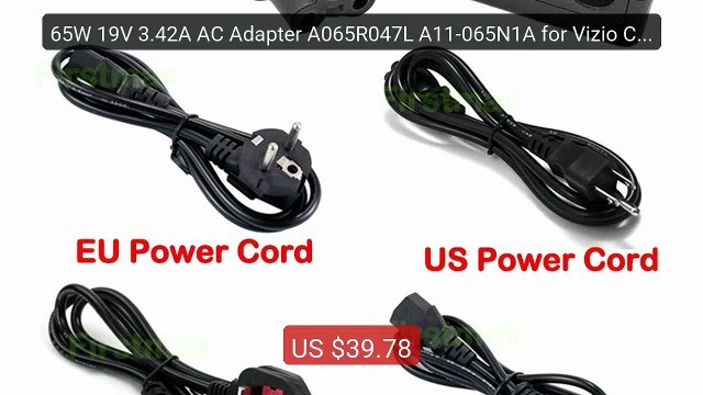 65W 19V 3.42A AC Adapter A065R047L A11-065N1A for Vizio CT15-A5 CN1... Top Rated 2026 | Buy Now!