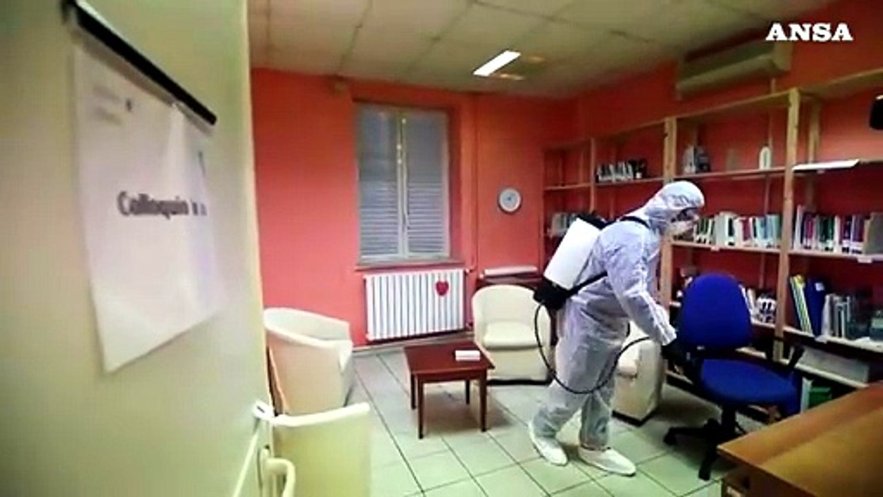 Coronavirus, Roma: sanificazione di un 'Centro famiglie'