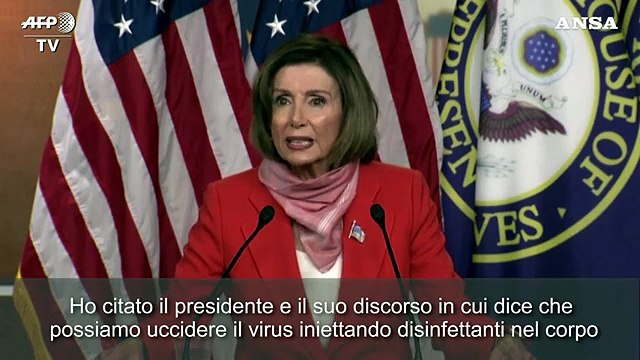 Coronavirus, Pelosi a Trump: Non ascolta gli esperti