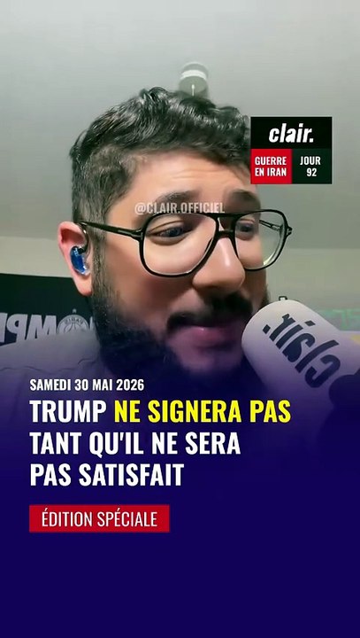 Trump ne signera pas d’accord tant qu’il ne sera pas satisfait !  #iran #usa #Trump #Liban #Israel