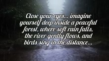 Deep Forest Rain & River Sounds 🌧️ | Birds Singing in Nature for Sleep, Study & Relaxation #rain #relax #deepsleep #shorts #trending