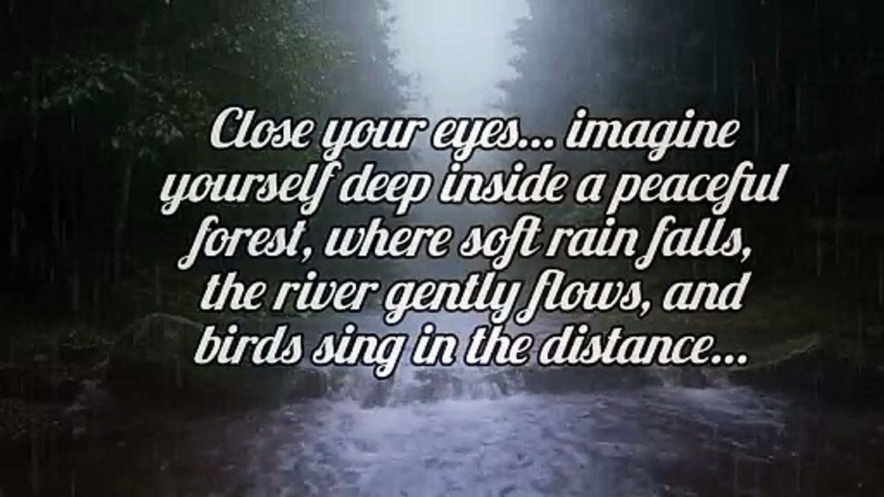 Deep Forest Rain & River Sounds 🌧️ | Birds Singing in Nature for Sleep, Study & Relaxation #rain #relax #deepsleep #shorts #trending