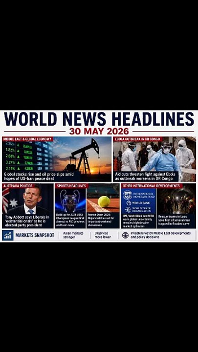 Top World News is headlines today 30 05 26