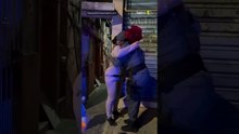 PM reencontra vítima de violência doméstica que salvou após pedido de pizza ao 190 #shorts