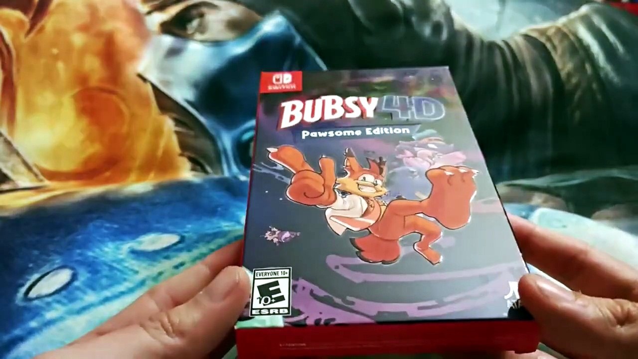 What’s Inside the Bubsy 4D Pawsome Edition? | Nintendo Switch Unboxing